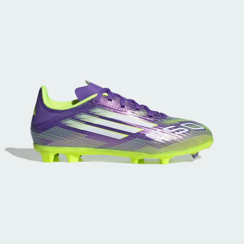 Sheffield United Football Shirts adidas-f-50-league-fgmg-purple-rush-cloud-white-lucid-lemon-gs-jh7747 | Premium Kits For Fans