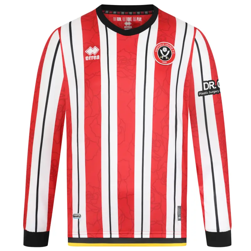 Sheffield United Football Shirts adult-home-shirt-ls-2425-with-custom-printing-err00367-customise | Premium Kits For Fans