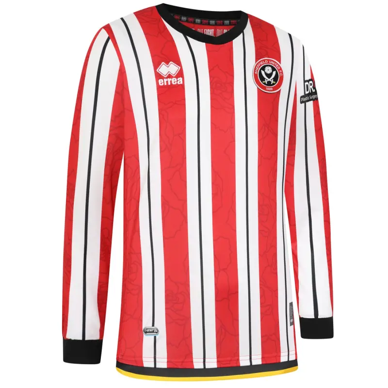 Sheffield United Football Shirts adult-home-shirt-ls-2425-with-custom-printing-err00367-customise | Premium Kits For Fans
