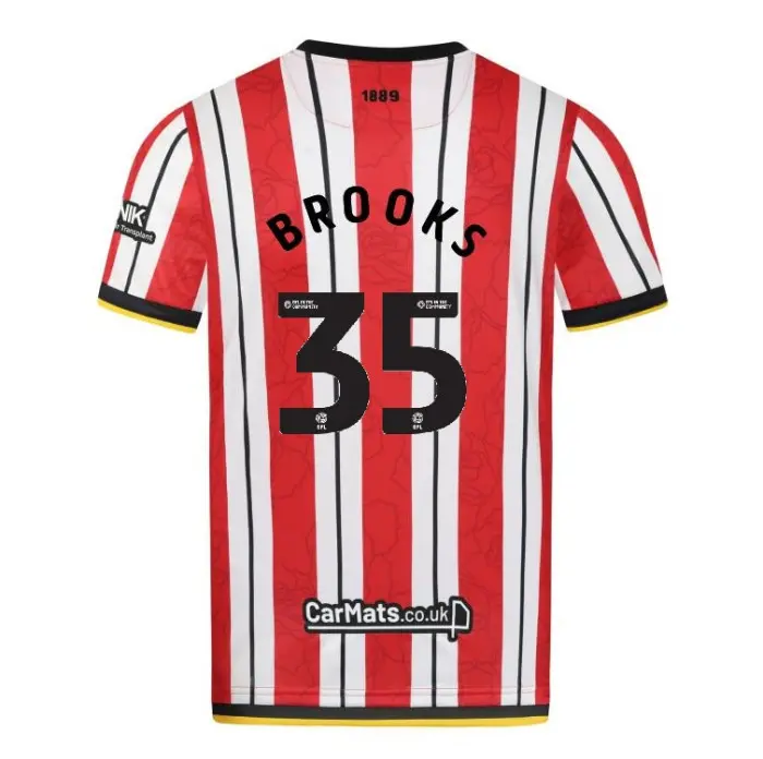 Sheffield United Football Shirts adult-home-shirt-ss-2425-35-brooks-err00366-35 | Premium Kits For Fans