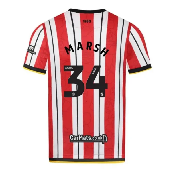 Sheffield United Football Shirts junior-home-shirt-ss-2425-34-marsh-err00368-34 | Premium Kits For Fans
