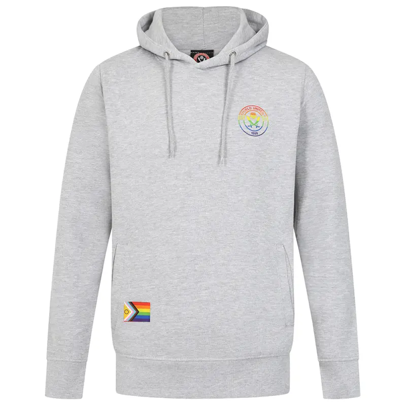 Sheffield United Football Shirts rainbow-print-hoody-grey-man00700 | Premium Kits For Fans Sheffield United Football Shirts rainbow-print-hoody-grey-man00700 | Premium Kits For Fans