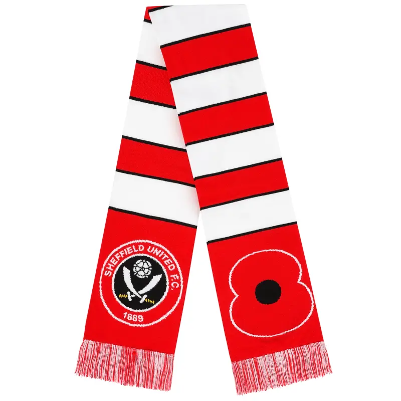 Sheffield United Football Shirts rbl-crest-scarf-elm00004 | Premium Kits For Fans