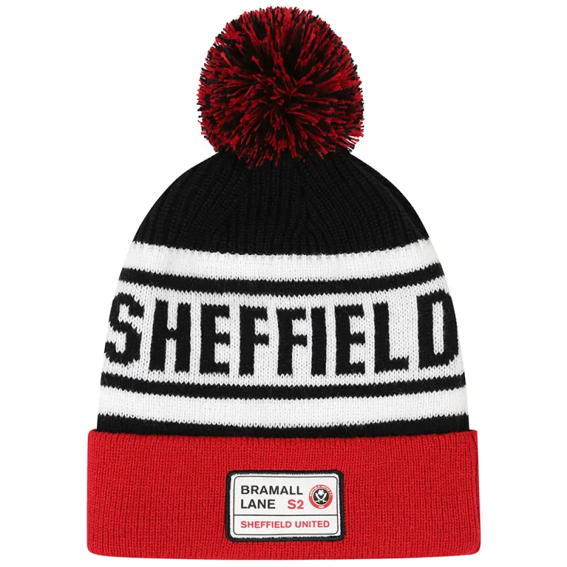 Sheffield United Football Shirts street-sign-bobble-hat-pea0036 | Premium Kits For Fans
