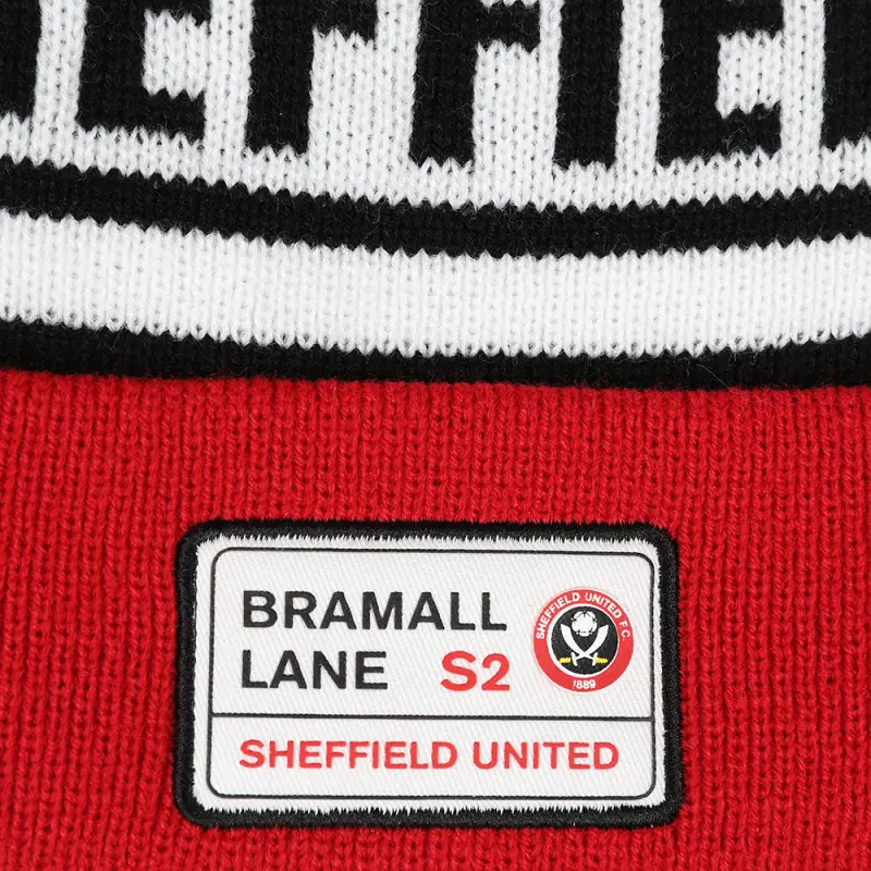 Sheffield United Football Shirts street-sign-bobble-hat-pea0036 | Premium Kits For Fans