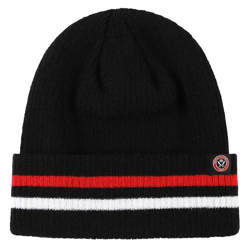 Sheffield United Football Shirts stripe-cuff-beanie-pea0007 | Premium Kits For Fans