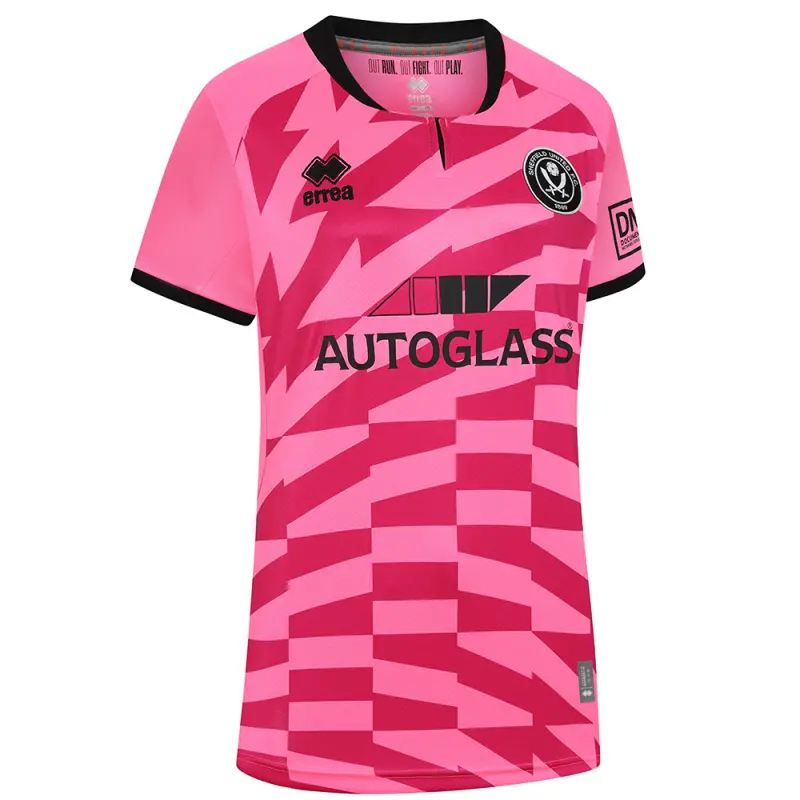 Sheffield United Football Shirts sufc-women-fit-pink-gk-shirt-ss-2425-err00453 | Premium Kits For Fans