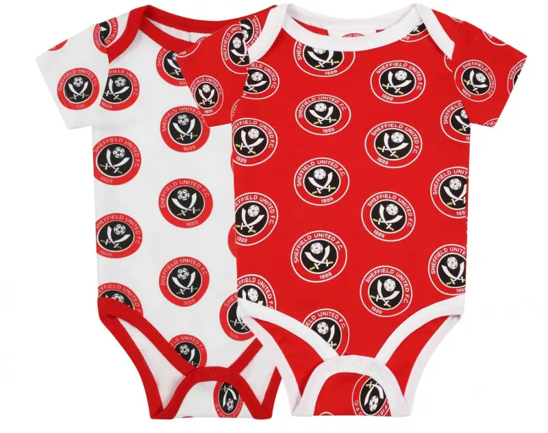 Sheffield United Football Shirts twin-pack-crest-bodysuit-rw-hld00136 | Premium Kits For Fans