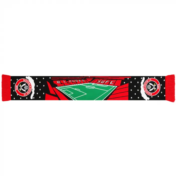 Sheffield United Football Shirts xmas-stadium-scarf-tlb00029 | Premium Kits For Fans